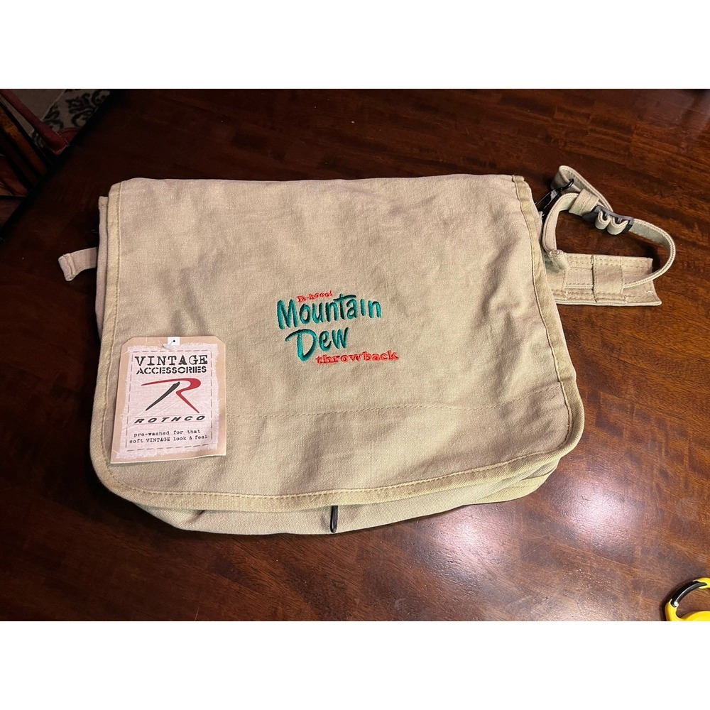 Mountain Dew Throwback‎ Messenger Bag Rothco NWT